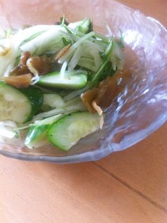 中華風☆ザーサイと胡瓜と水菜のサラダ-レシピのメイン写真
