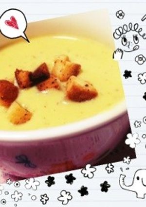 ♡お餅消費‼和風ポタージュ♡(白味噌)-レシピのメイン写真