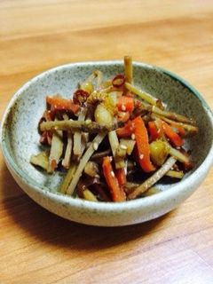 香る♡クルミきんぴら【常備菜】-レシピのメイン写真