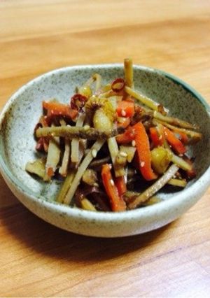 香る♡クルミきんぴら【常備菜】-レシピのメイン写真