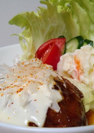 褒められ照り焼きハンバーグ-レシピのメイン写真