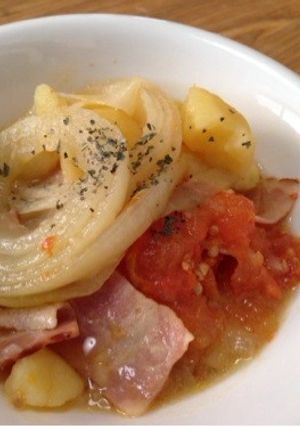トマトじゃがいも玉ねぎコンソメ煮-レシピのメイン写真