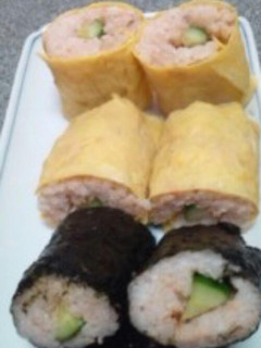 残りご飯でカッパ巻き寿司-レシピのメイン写真