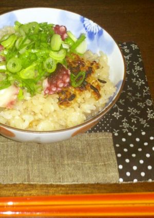 土鍋でご飯ふっくら♪おこげも旨いタコ飯-レシピのメイン写真