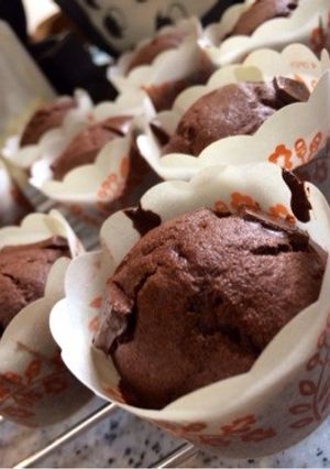 バレンタインに♡チョコマフィン-レシピのメイン写真