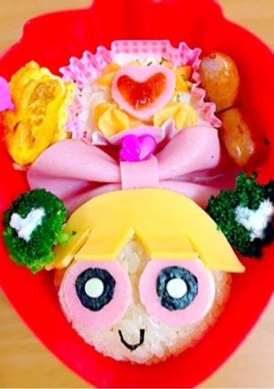 キャラ弁★パワーパフガールズブロッサム-レシピのメイン写真