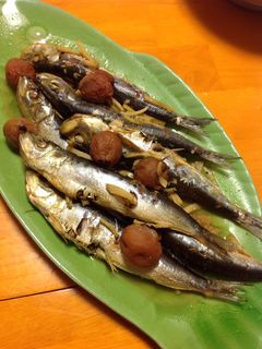 うるめ鰯の生姜、梅、昆布茶煮-レシピのメイン写真