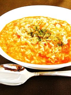 介護食【残りごはんで簡単トマトリゾット】-レシピのメイン写真