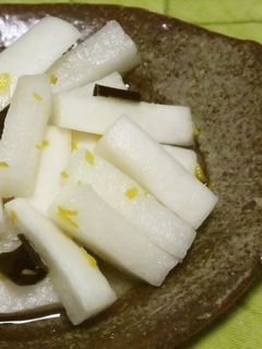 ゆず大根♥ゆずの香りたっぷりのお漬物✿-レシピのメイン写真