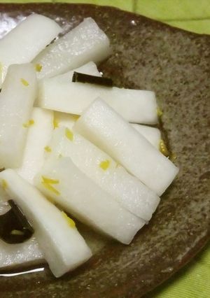 ゆず大根♥ゆずの香りたっぷりのお漬物✿-レシピのメイン写真