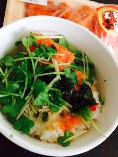⍩⃝⃜明太茶漬け-レシピのメイン写真