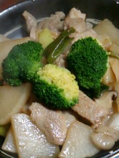 豚肉と大根の炒めもの-レシピのメイン写真
