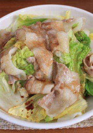 白菜と豚バラの温サラダ-レシピのメイン写真