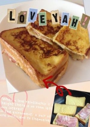 ハムチーズのフレンチトースト-レシピのメイン写真