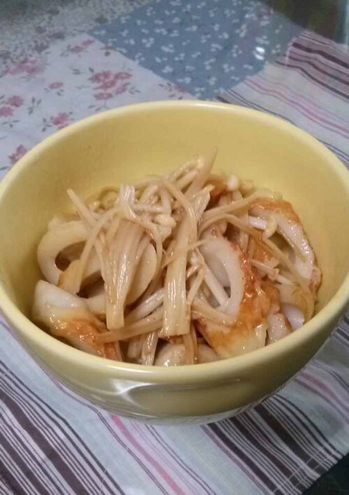 お弁当に~ちくわとエノキのバター醤油~-レシピのメイン写真