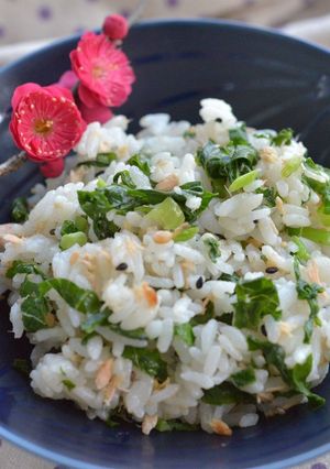 子供に野菜を！簡単♪大根の葉っぱで菜飯-レシピのメイン写真