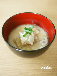 酒粕風味の豚汁-レシピのメイン写真