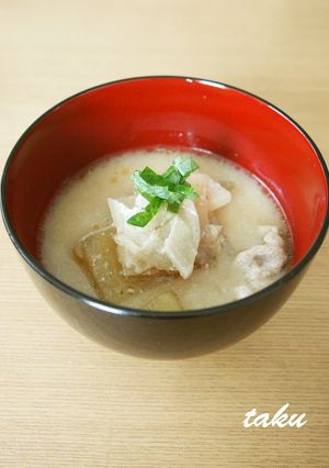 酒粕風味の豚汁-レシピのメイン写真