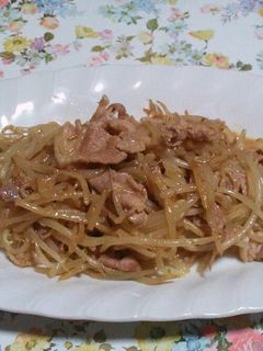 モヤシと豚肉のスタミナ炒め-レシピのメイン写真