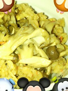 簡単!キノコの炊き込みご飯-レシピのメイン写真