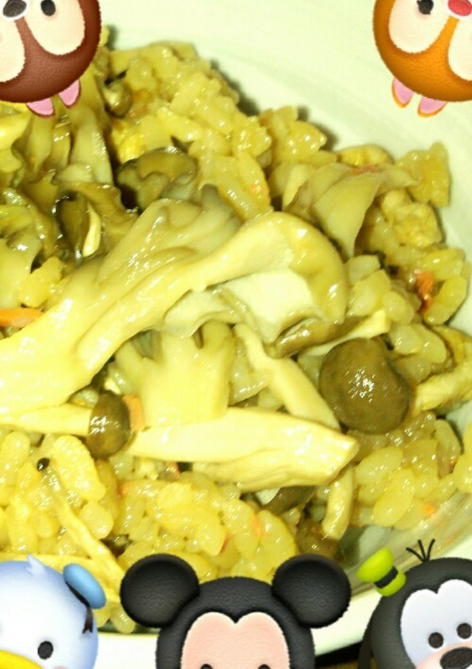 簡単！キノコの炊き込みご飯-レシピのメイン写真
