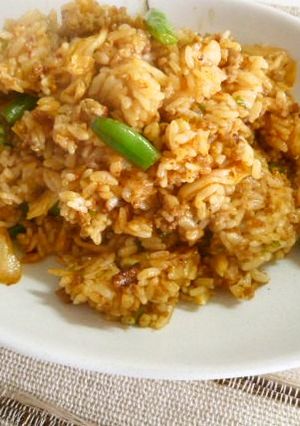 我が家のスタミナキムチチャーハン♪-レシピのメイン写真