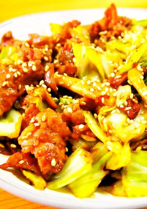 豚肉とキャベツの味噌ダレ炒め-レシピのメイン写真