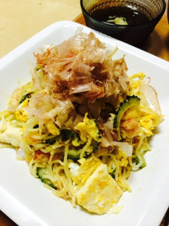 ゴーヤーチャンプルー的焼きそば-レシピのメイン写真