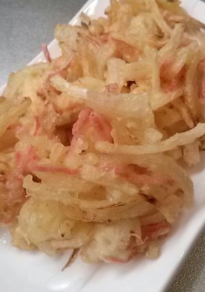 鶏むね肉と紅しょうがのかき揚げ-レシピのメイン写真