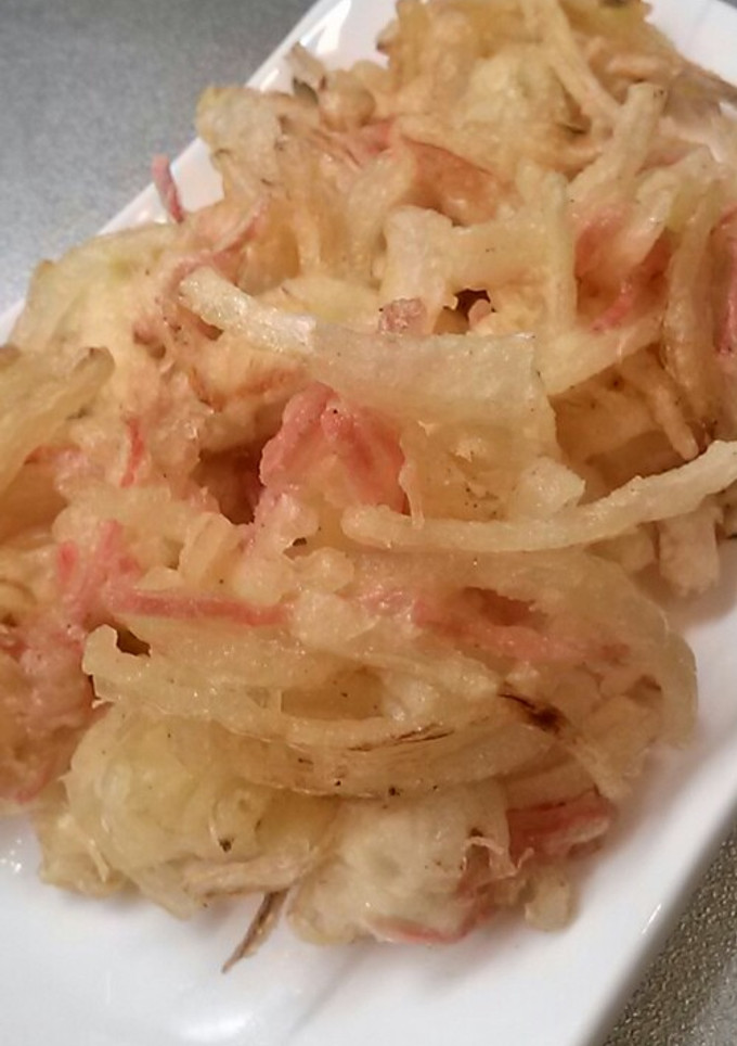 鶏むね肉と紅しょうがのかき揚げ-レシピのメイン写真