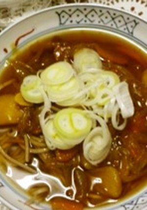 あまったカレーで簡単カレーそば-レシピのメイン写真