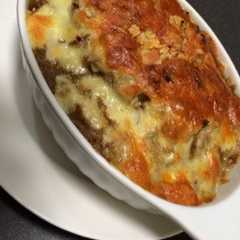รูปของ 簡単☆カレー豆腐ハンバーグドリア