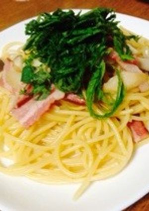 エリンギとベーコンの和風パスタ-レシピのメイン写真