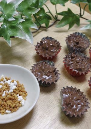 炒り玄米で作る一口チョコレート-レシピのメイン写真