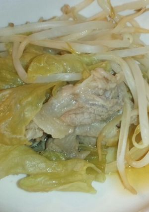豚肉とレタスのさっぱり蒸し鍋-レシピのメイン写真
