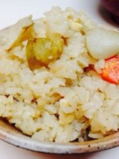 菊芋の炊き込みご飯-レシピのメイン写真