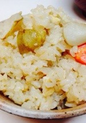 菊芋の炊き込みご飯-レシピのメイン写真