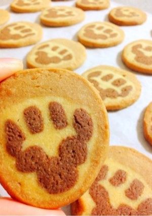 ダッフィーの足❤︎アイスボックスクッキー-レシピのメイン写真