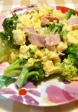 ブロッコリーベーコン卵炒め♪-レシピのメイン写真