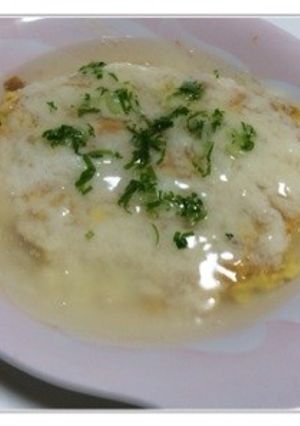 簡単☆あんかけ納豆オムレツ-レシピのメイン写真
