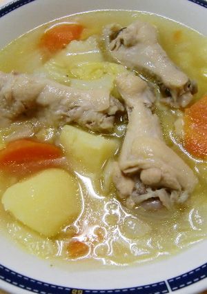 ★鶏手羽元の＊野菜たっぷりポトフ＊です♪-レシピのメイン写真