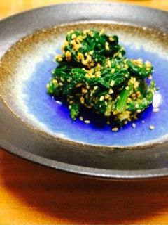 甘っ♡ほうれん草のごまあえ【常備菜】-レシピのメイン写真
