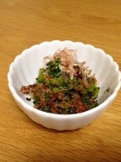 菜の花ととんぶりのおかか和え-レシピのメイン写真
