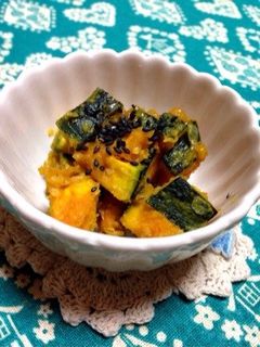 かぼちゃのはちみつ味噌あえ-レシピのメイン写真