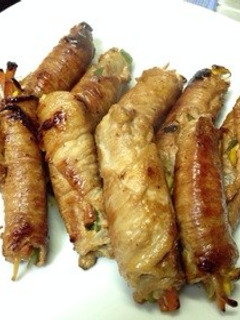 野菜の豚肉巻き-レシピのメイン写真