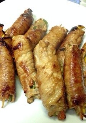 野菜の豚肉巻き-レシピのメイン写真