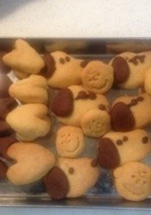 スヌーピー＆チャーリーブラウンクッキー-レシピのメイン写真
