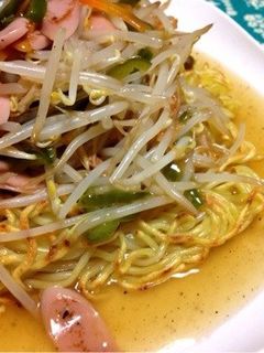 もやしたっぷり☆スープ焼きそば-レシピのメイン写真