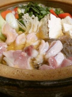 好評!簡単!鶏鍋そばつゆ仕立て-レシピのメイン写真