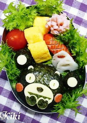 キャラ弁**くまモン-レシピのメイン写真